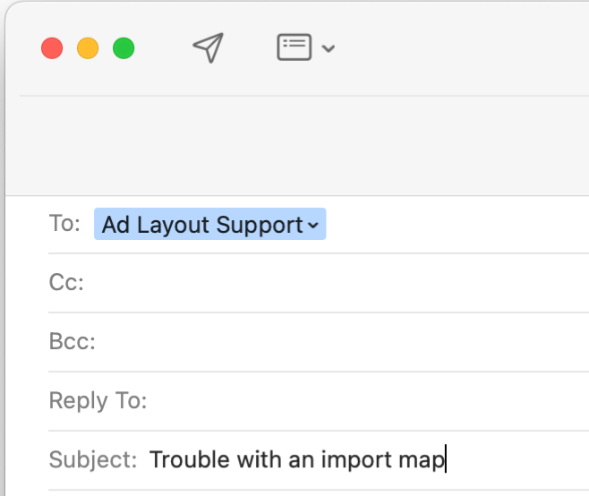 Email the Cognitive Support team